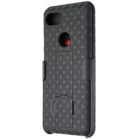 Verizon Hardshell Case and Holster for Google Pixel 3 XL - Black