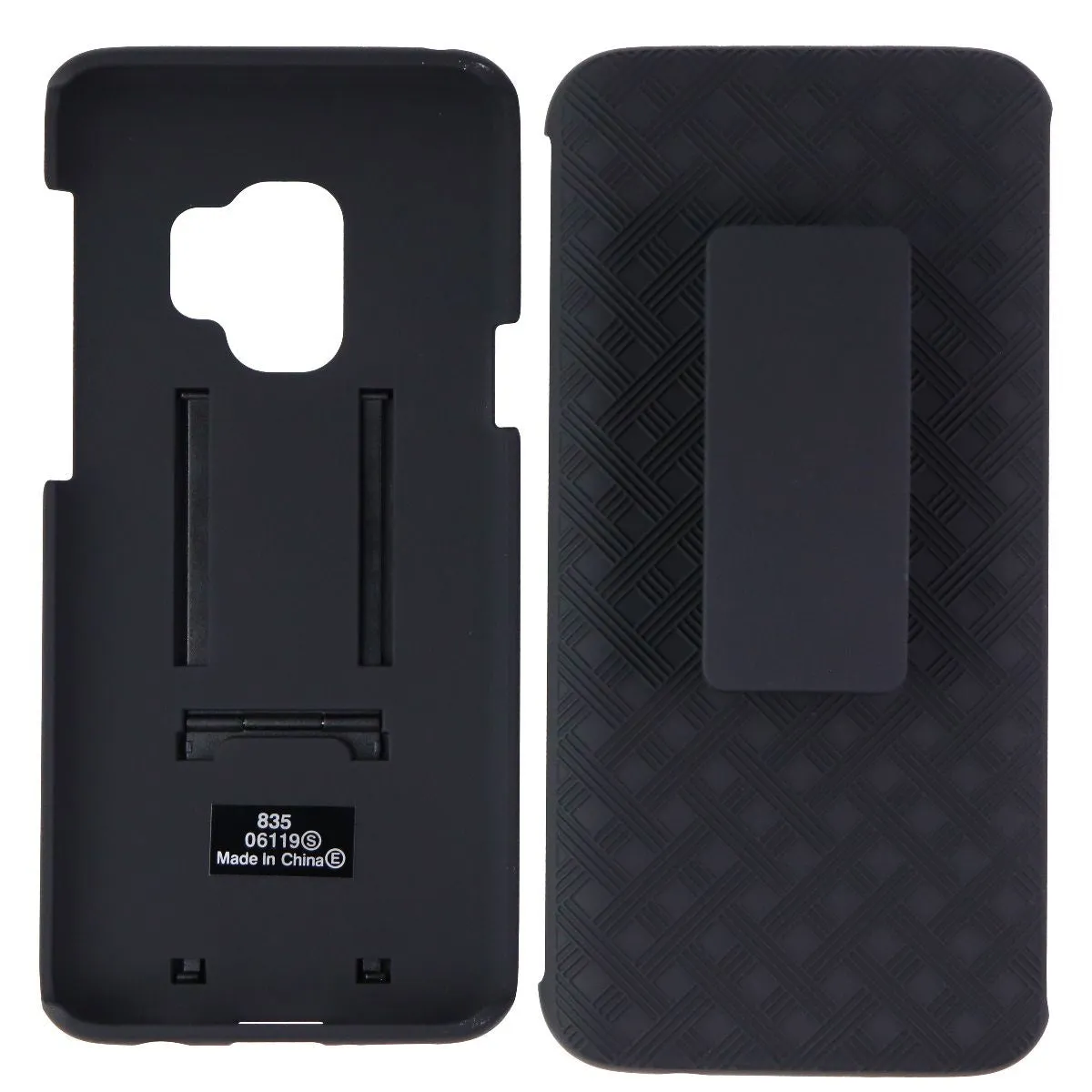 Verizon Shell Case and Holster Combo for Samsung Galaxy S9 Smartphones - Black