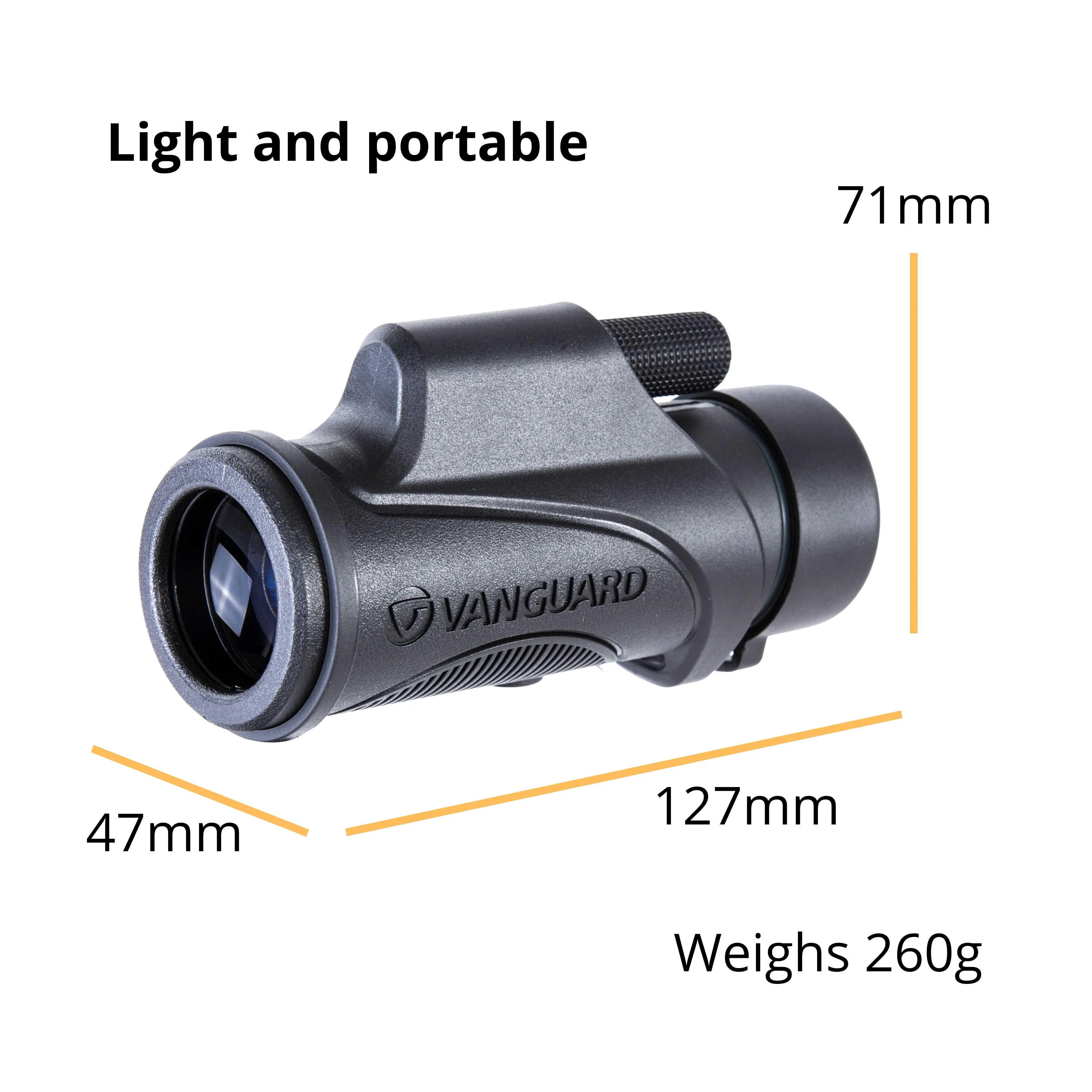 VESTA 8320M Monocular & Aluminium Monopod Smartphone Digiscoping Kit