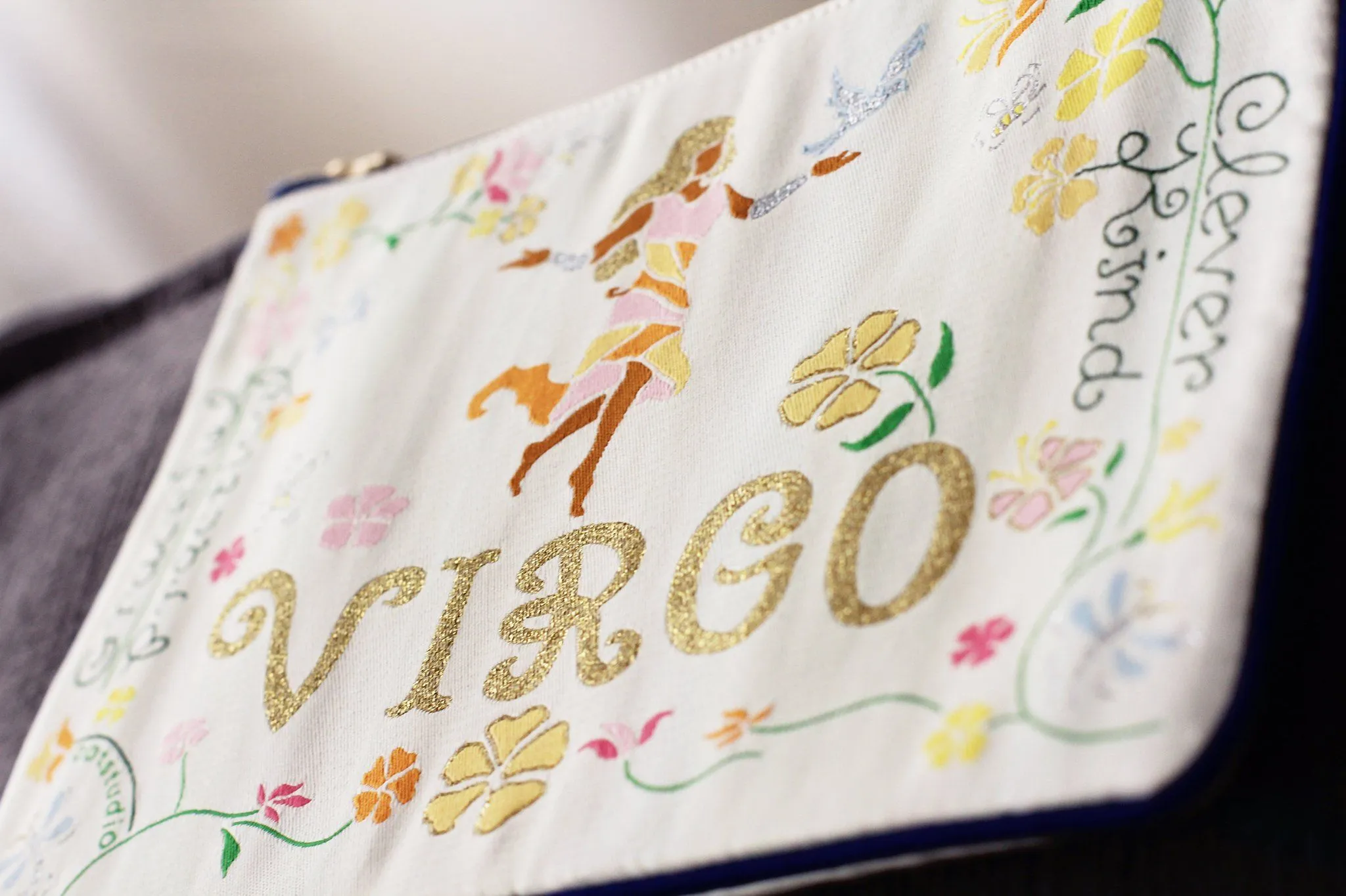 Virgo Astrology Zip Pouch