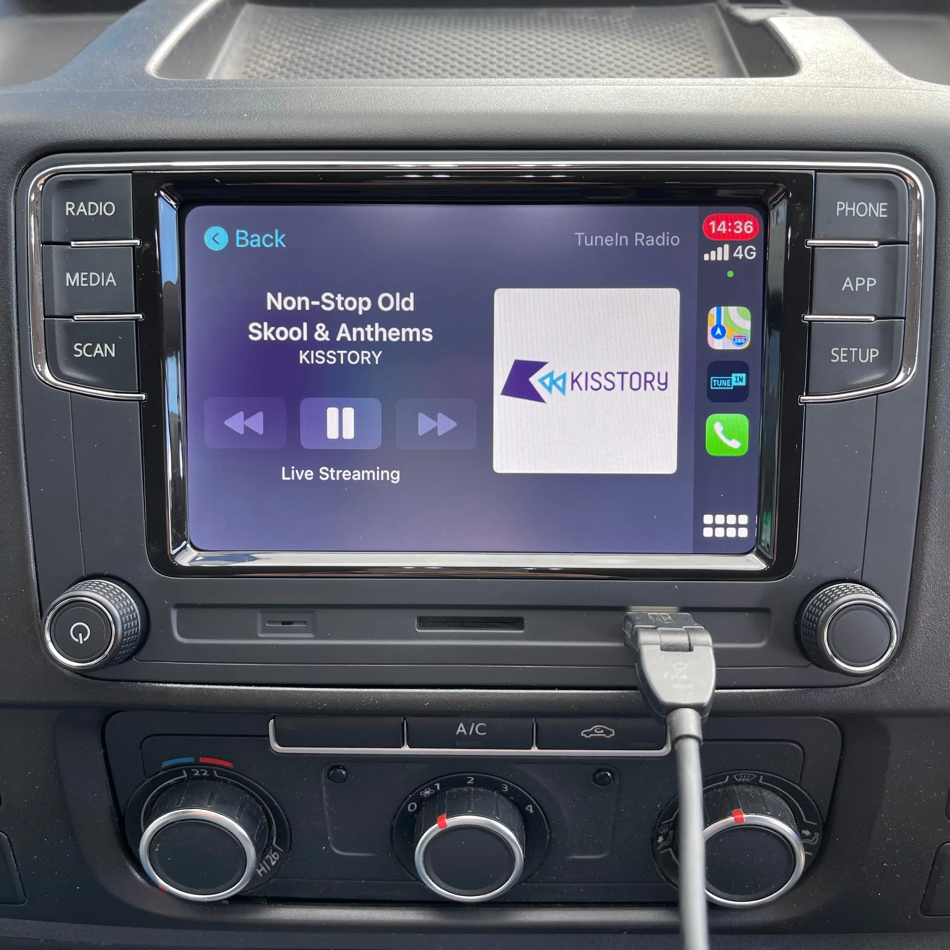 VW T5.1 RCD360  With Apple Car Play / Android Auto 6.5" Factory Fit 10-15