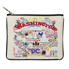 Washington DC Zip Pouch - Natural