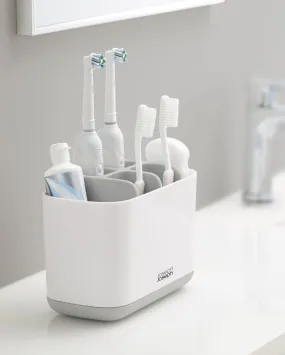 White Color Plastic Large Toothbrush Holder