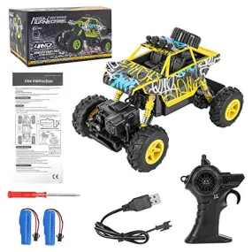 WHIZMAX RC Car Rock Crawler Monster Truck 2.4Ghz 4WD