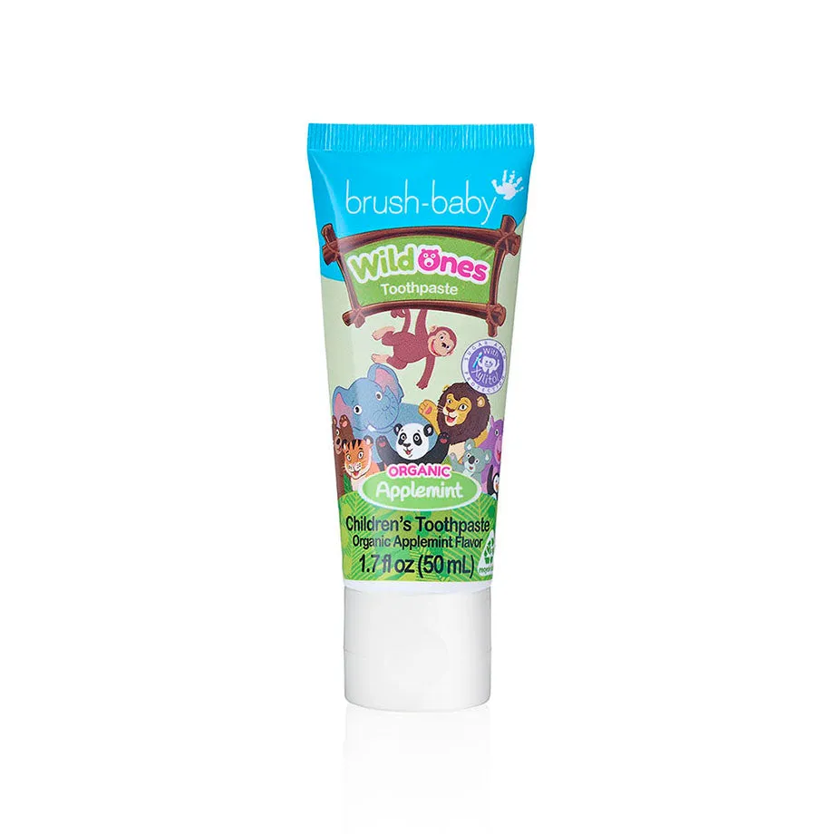 WildOnes™ Elephant Kids Electric Rechargeable Toothbrush and WildOnes Applemint Toothpaste