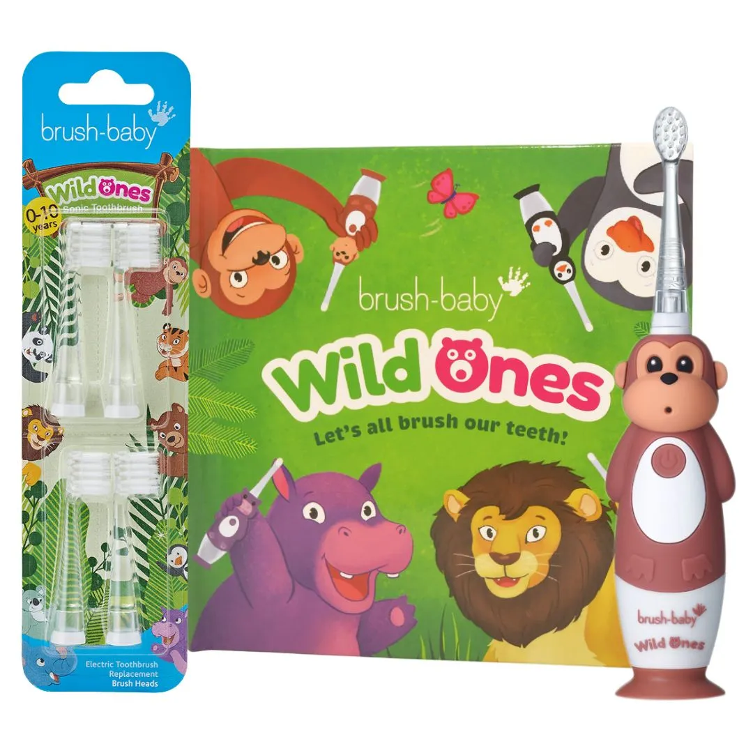 WildOnes™ Monkey Rechargeable Toothbrush Gift Set