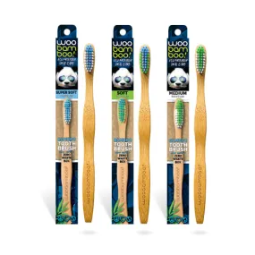 Woobamboo Tbrush Med Zero Waste 1 Ea - Pack Of 12