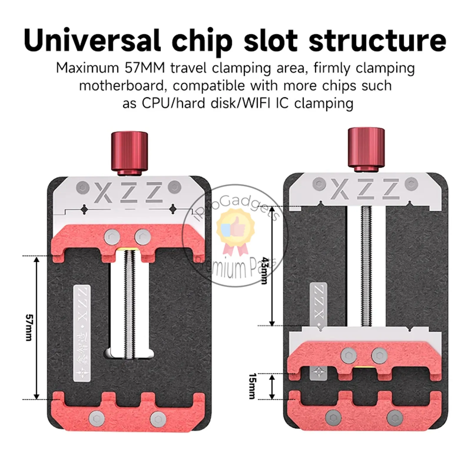 XZZ S2 Chip PCB Fixture for Mobile Phone Motherboard Glue Removal CPU IC Hard Disk Welding Repair Fixing Fixture