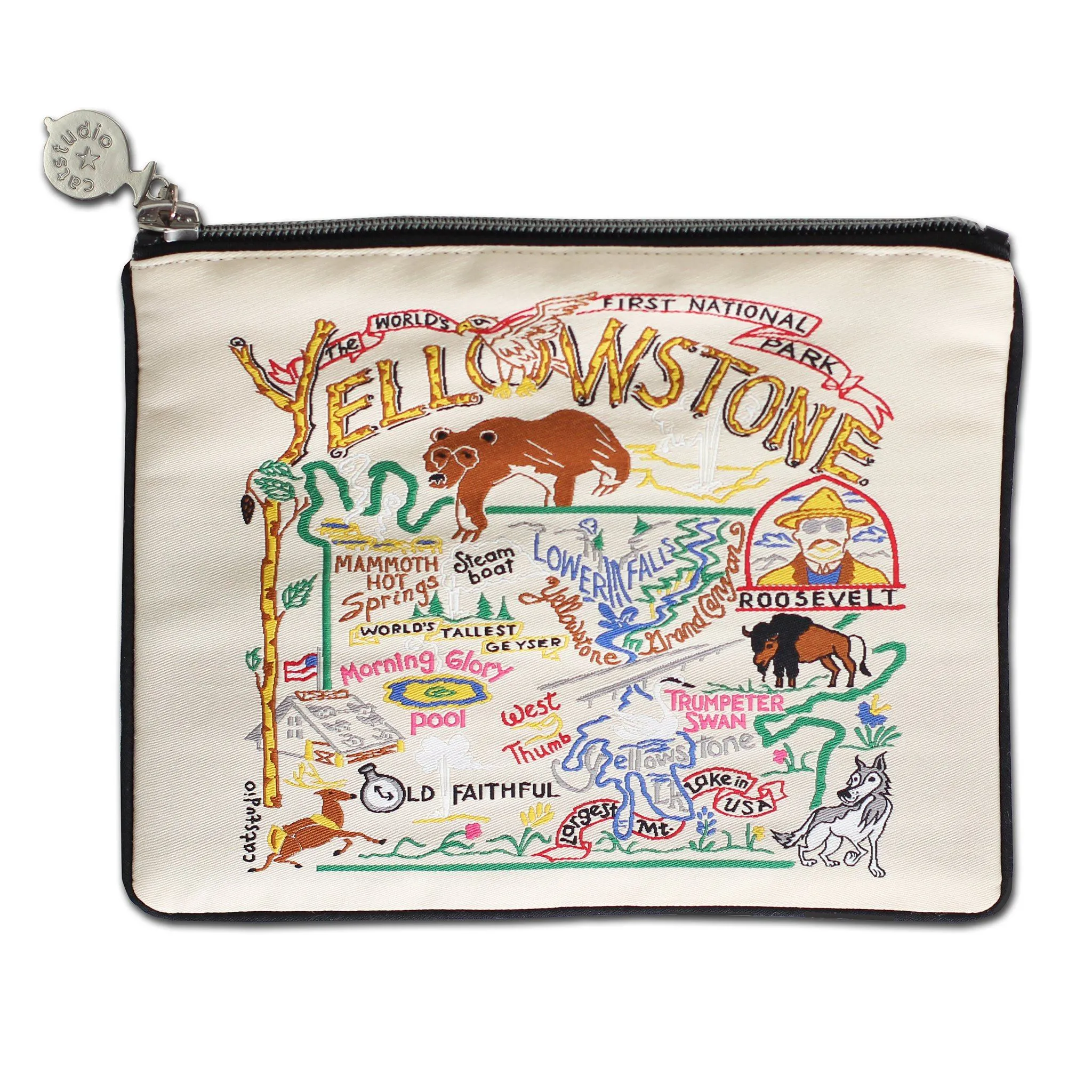 Yellowstone Zip Pouch - Natural