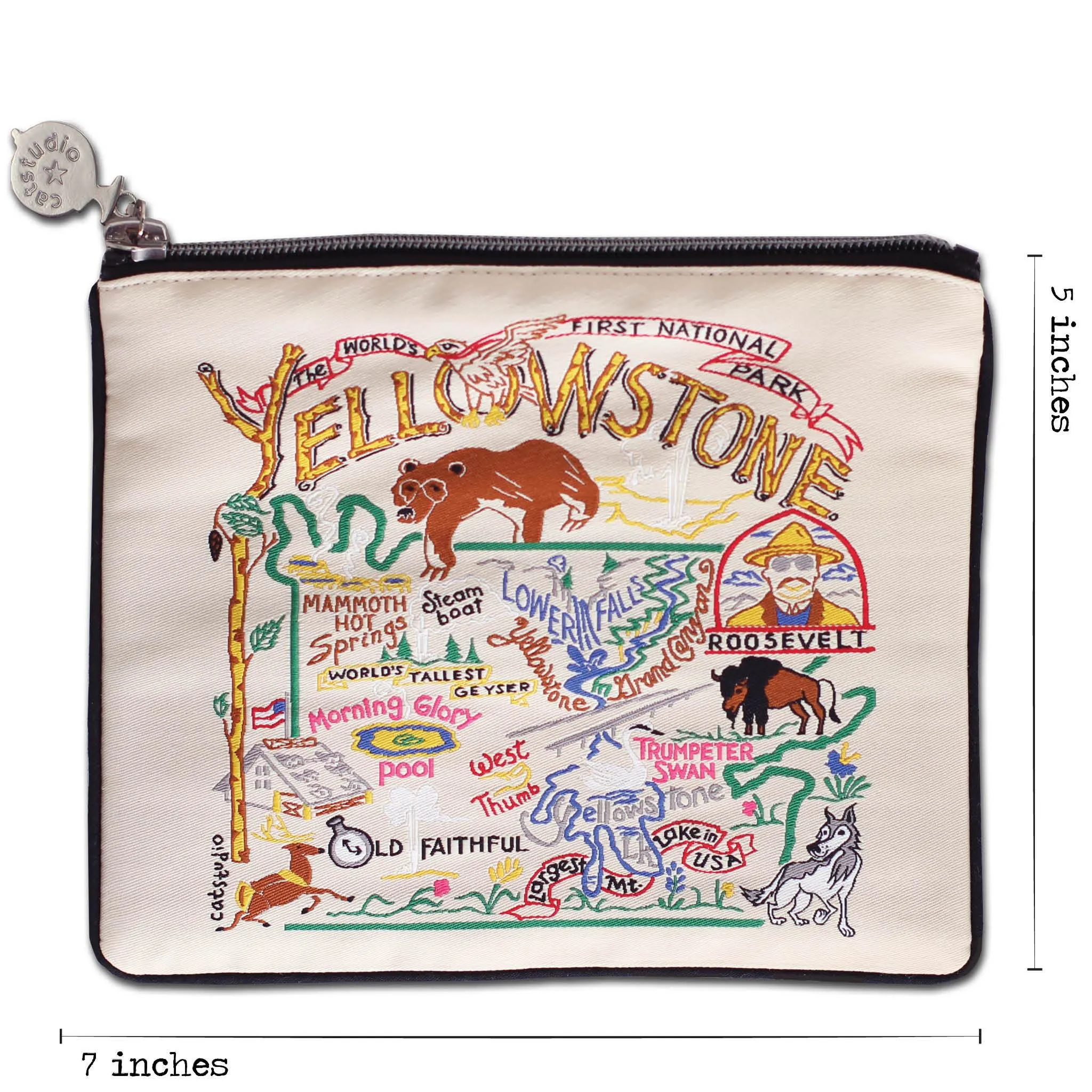 Yellowstone Zip Pouch - Natural