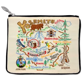 Yosemite National Park Zip Pouch - Natural