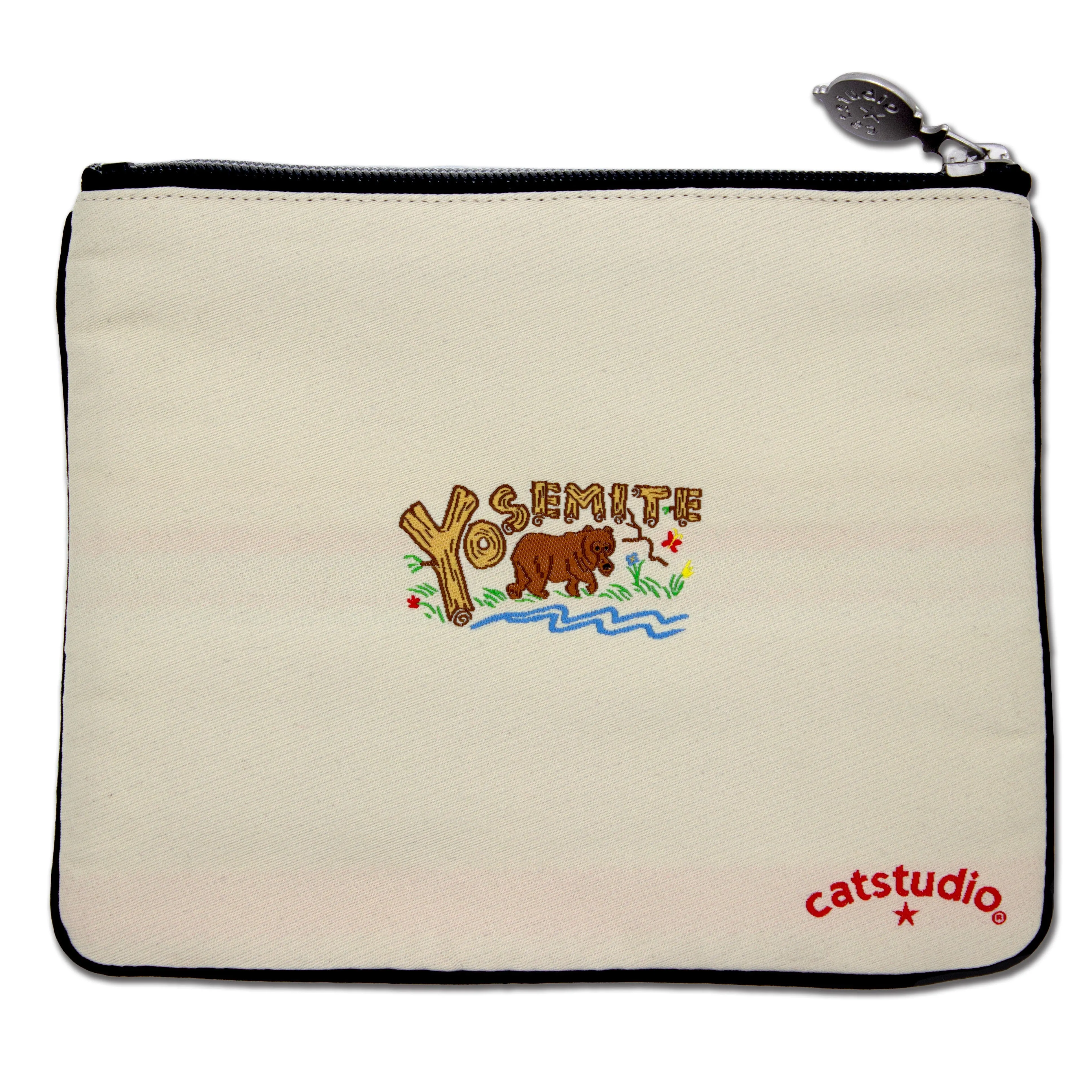 Yosemite National Park Zip Pouch - Natural