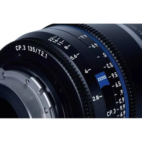 Zeiss CP.3 135mm T2.1 Feet Compact Prime Cine Lens - Canon EF Mount