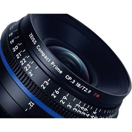 Zeiss CP.3 15mm T2.9 Feet Compact Prime Cine Lens - Canon EF Mount