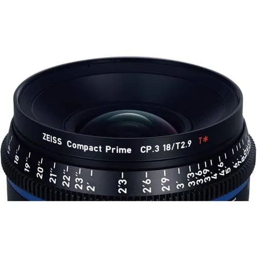 Zeiss CP.3 15mm T2.9 Feet Compact Prime Cine Lens - Canon EF Mount